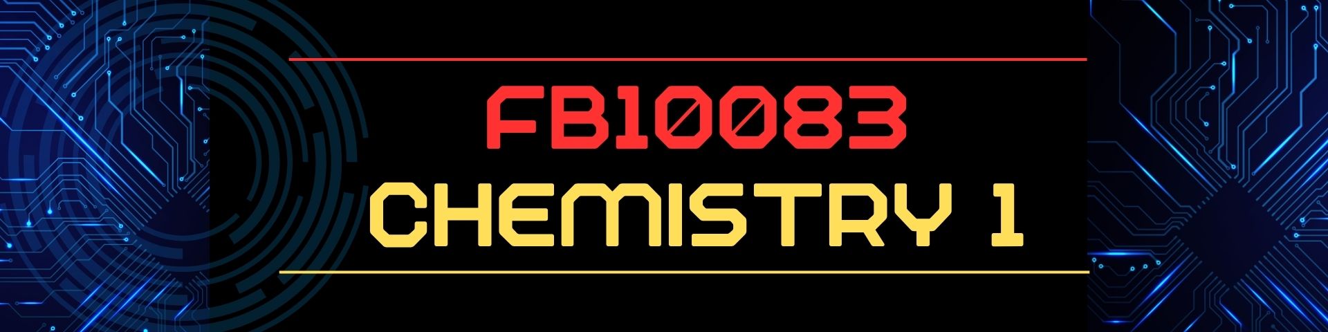 CHEMISTRY 1 (FB10083)