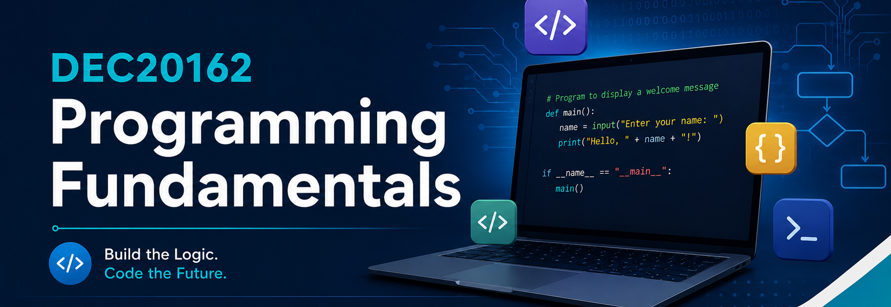 DEC20162 PROGRAMMING FUNDAMENTALS
