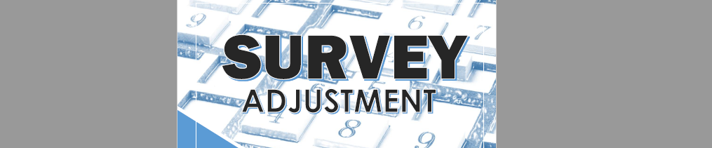 DCG50192-SURVEY ADJUSTMENT