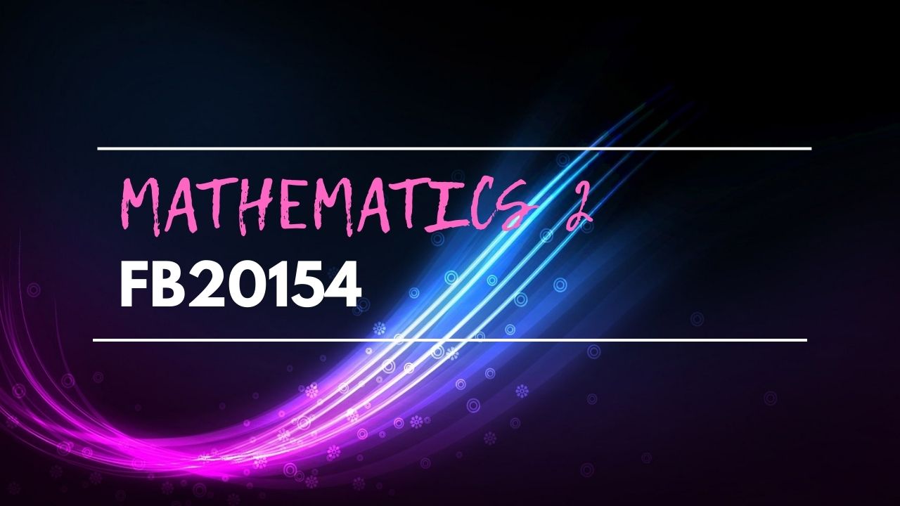 FB20154 MATHEMATICS 2