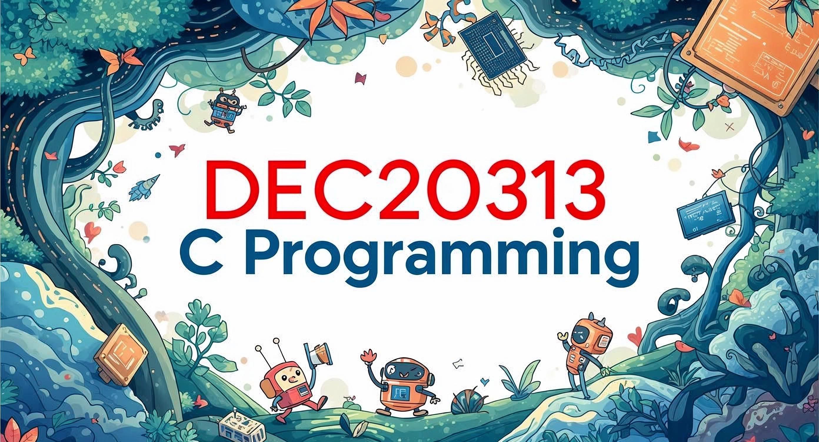DEC20313 C PROGRAMMING